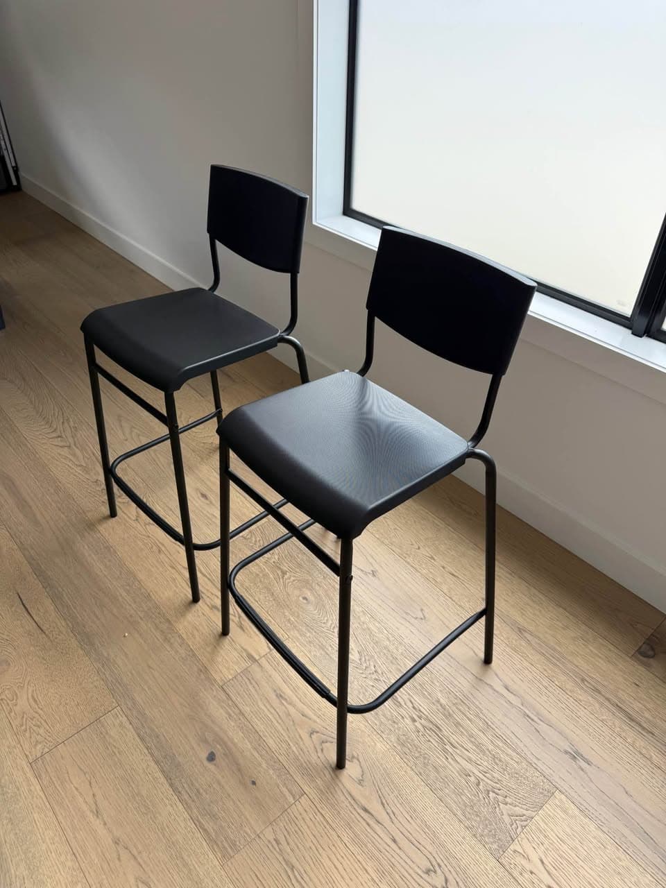 Pair of IKEA STIG Bar Stools for Sale (2)