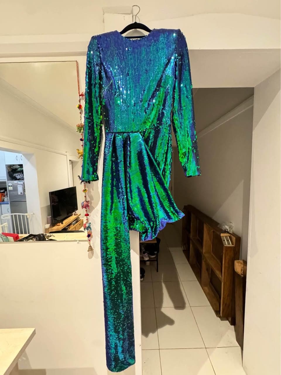 Iridescent Green Dress for Sale