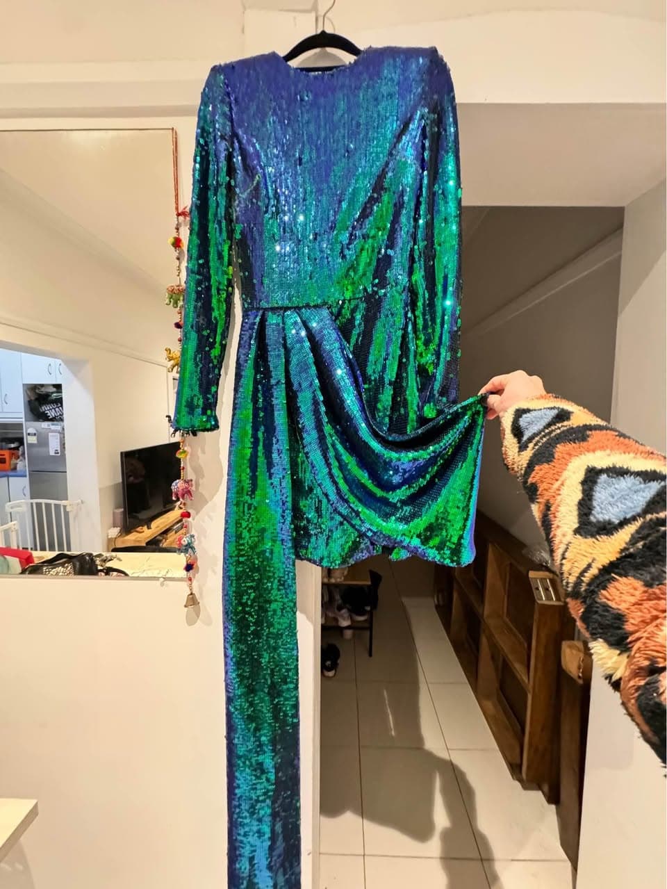 Iridescent Green Dress for Sale (2)