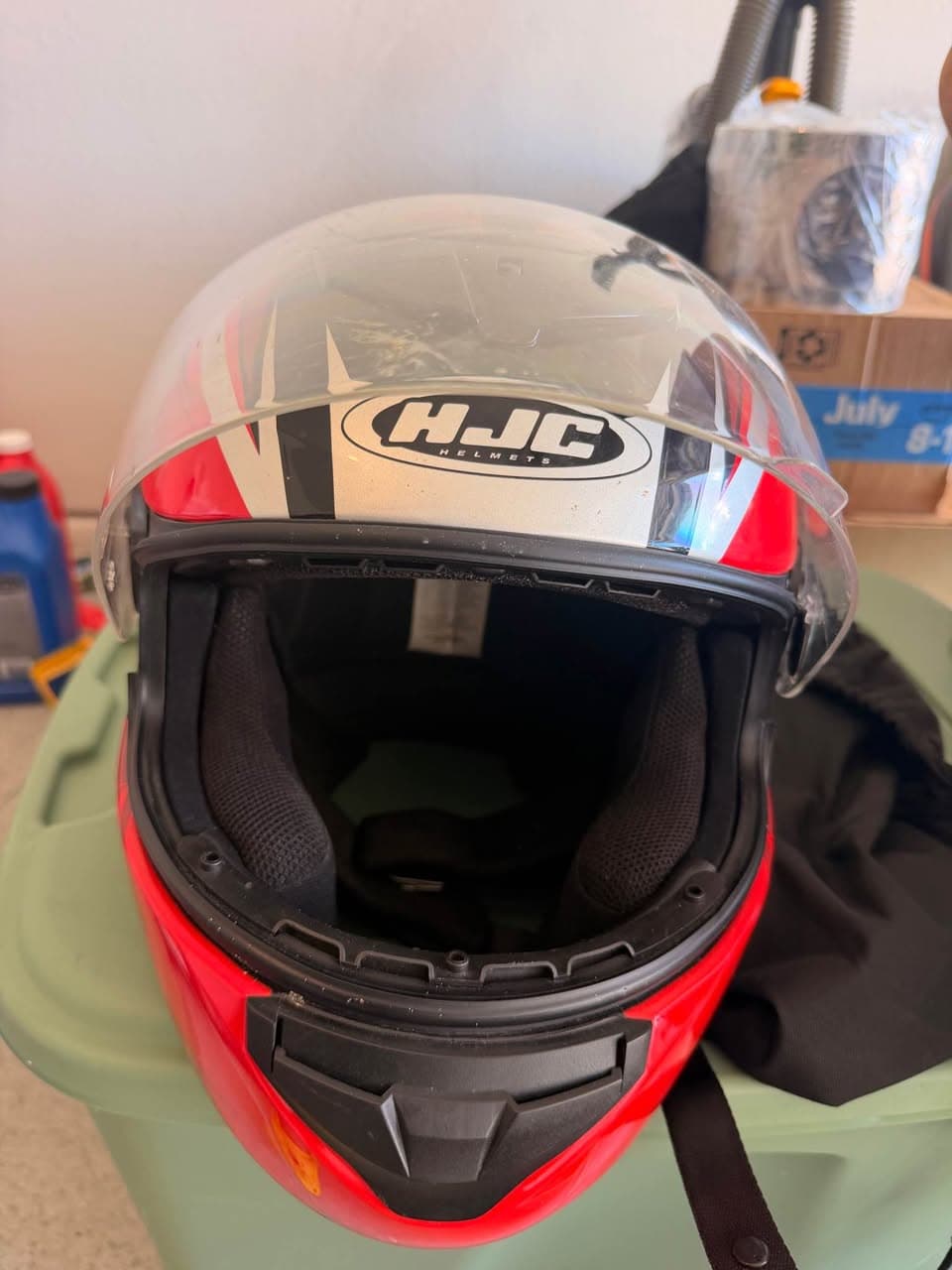 Used HJC Full-Face Motorcycle Helmet for Sale (4)