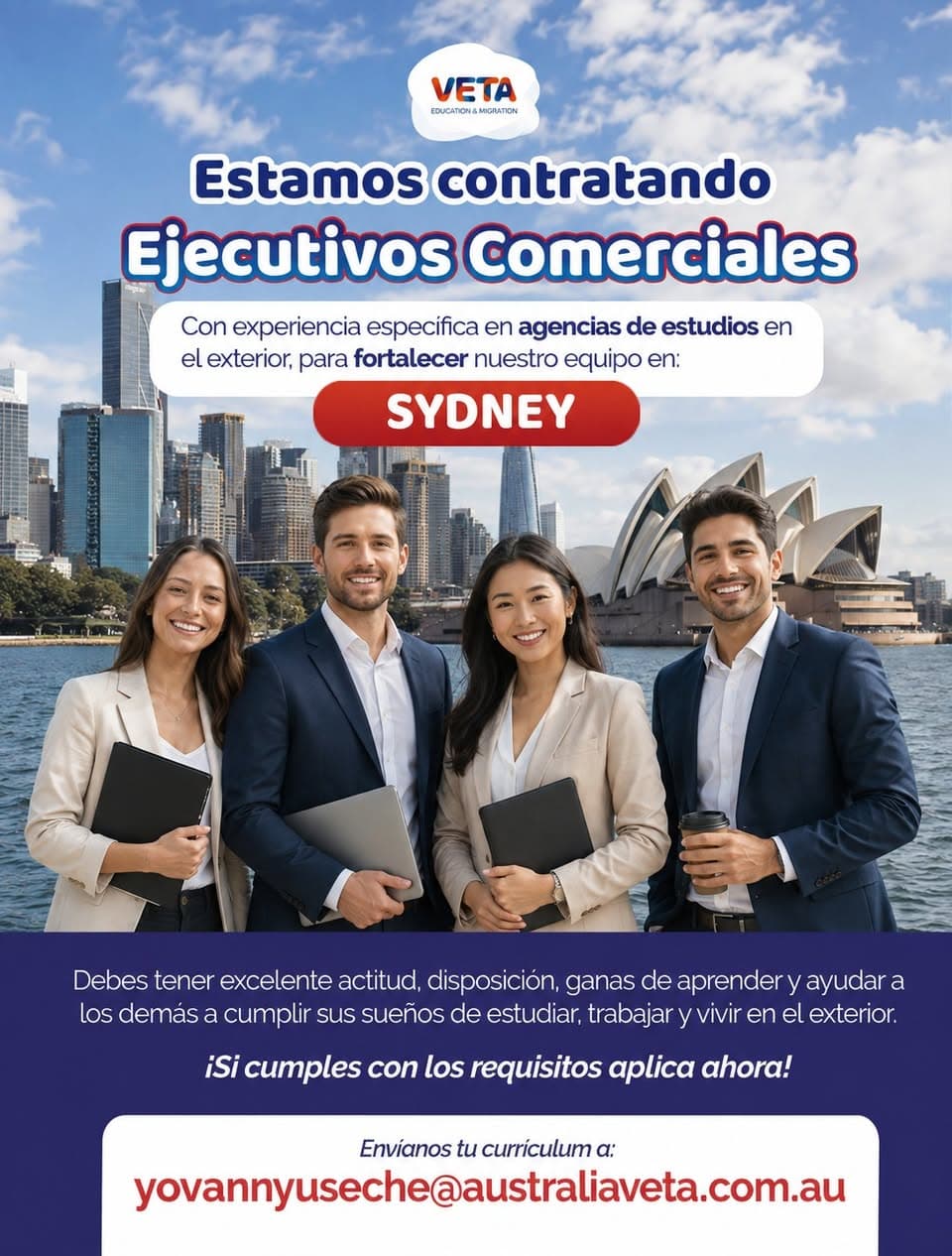 Sales executive, international education (Spanish speaker)