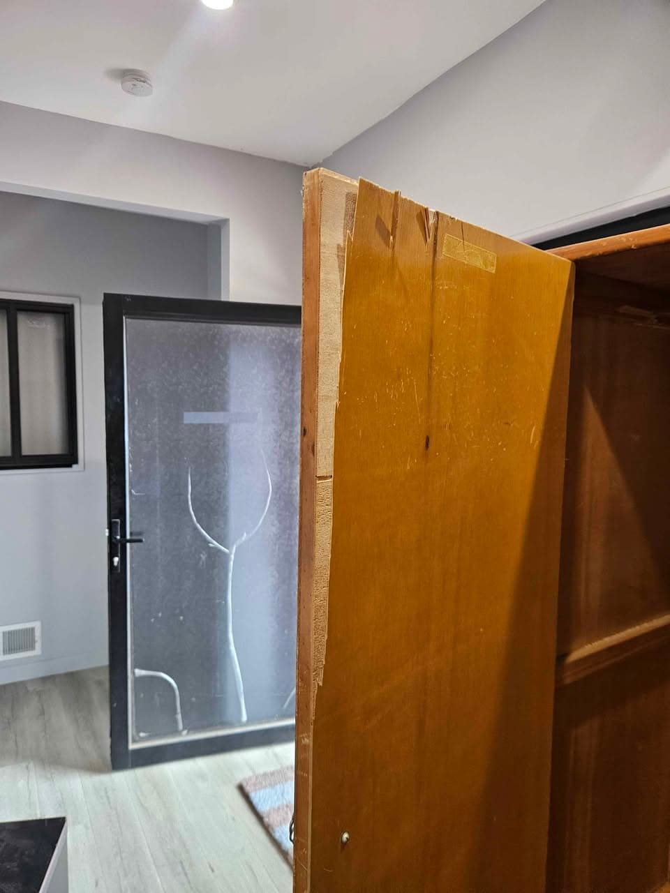 Free Old Wooden Wardrobe Available for Pick-Up (4)
