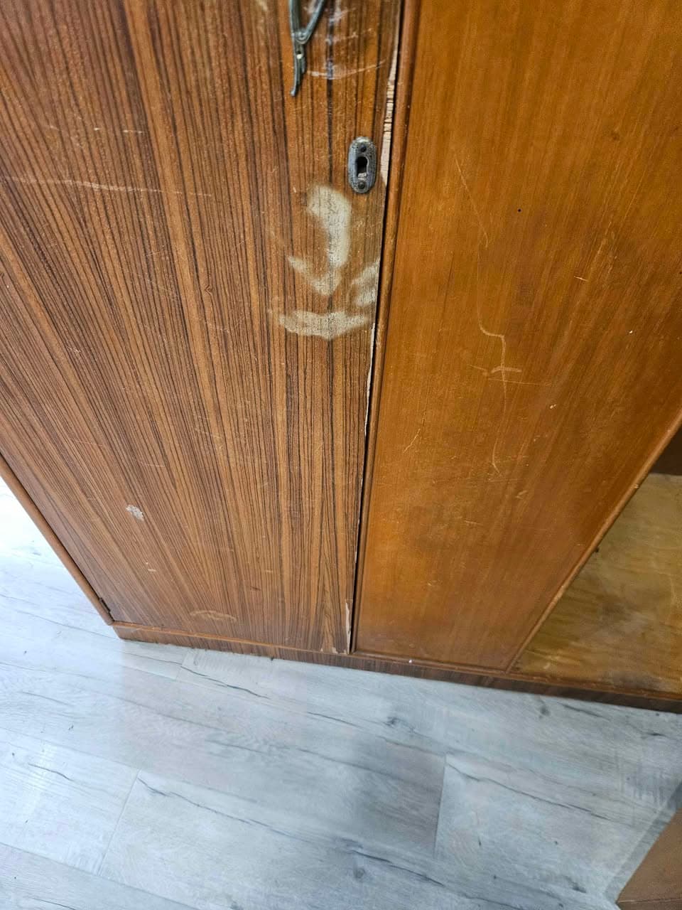 Free Old Wooden Wardrobe Available for Pick-Up (5)