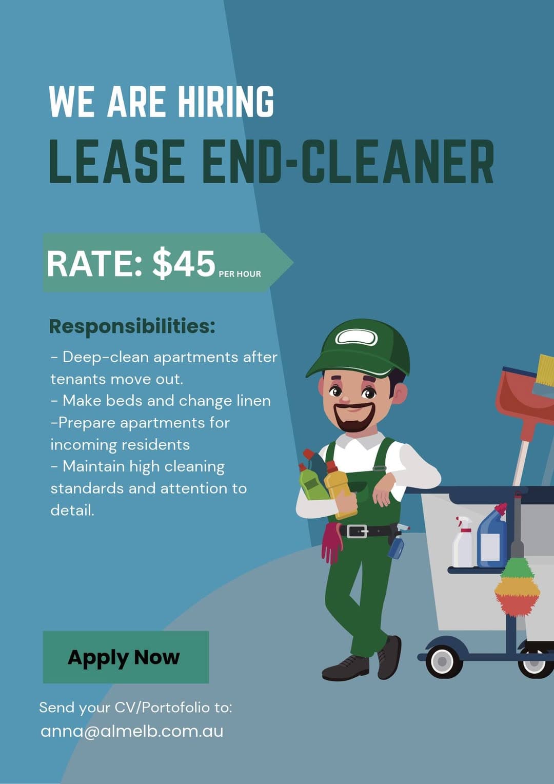 Hiring End-of-Lease Cleaner in Melbourne