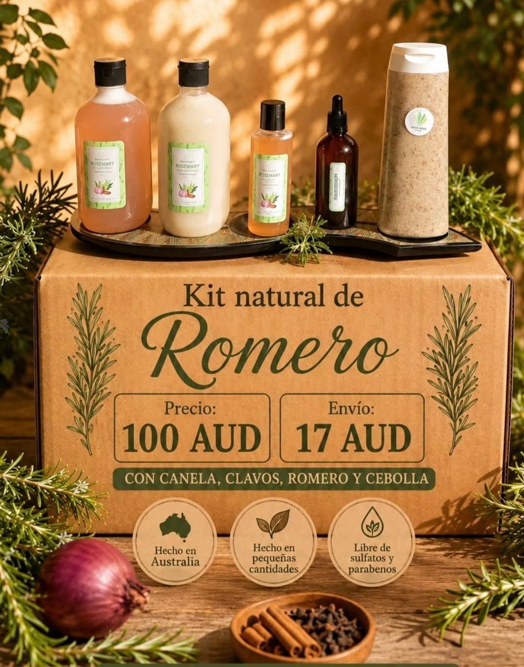 Natural Hair Care Kit for Sale