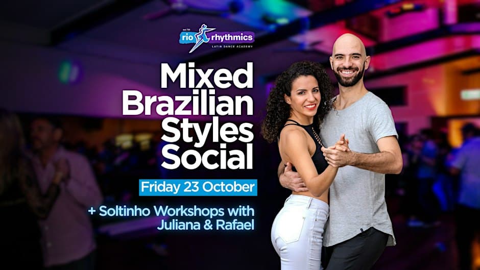 Photo of Mixed Brazilian Styles Social + Soltinho Workshops with Juliana & Rafael