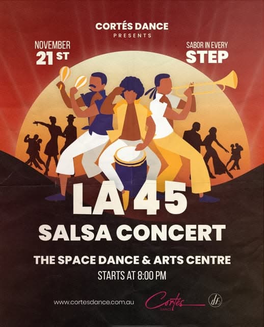 Photo of LA 45 Salsa Concert – Cortés Dance