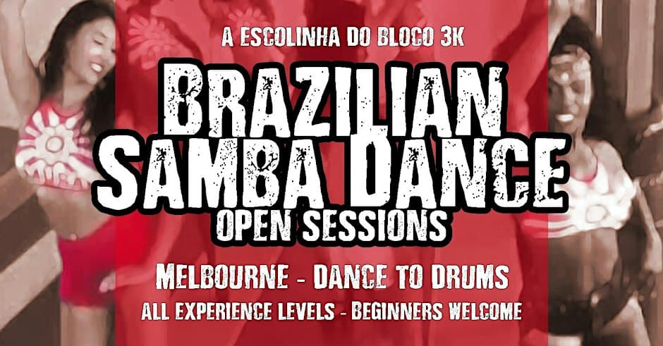 Photo of Melbourne Brazilian Samba Dance Classes – Live Drums - First month only $30