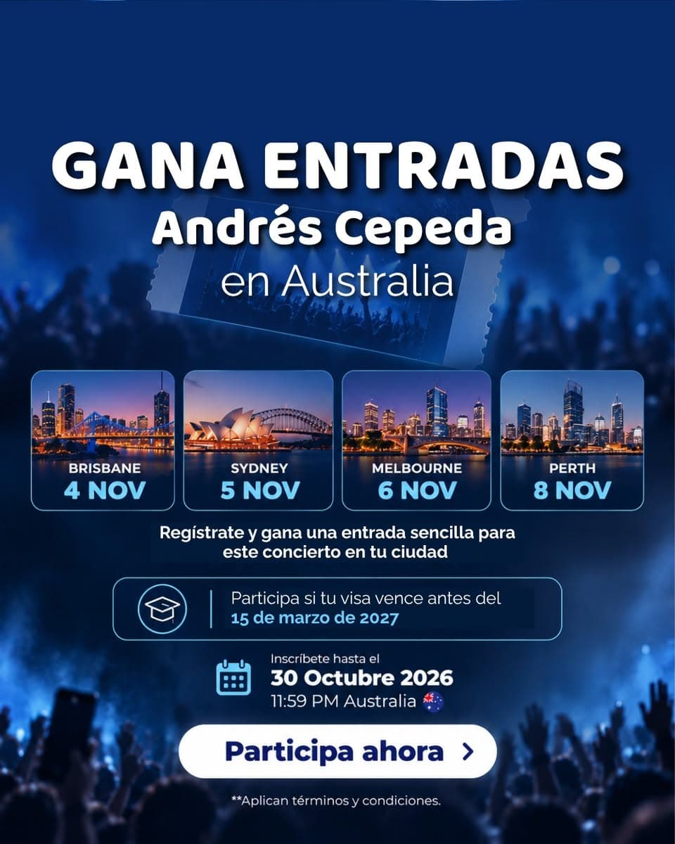 Photo of Andrés Cepeda Concert Tickets Giveaway