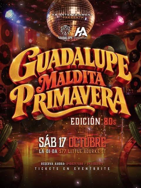 Photo of Guadalupe – Maldita Primavera (80s Edition)