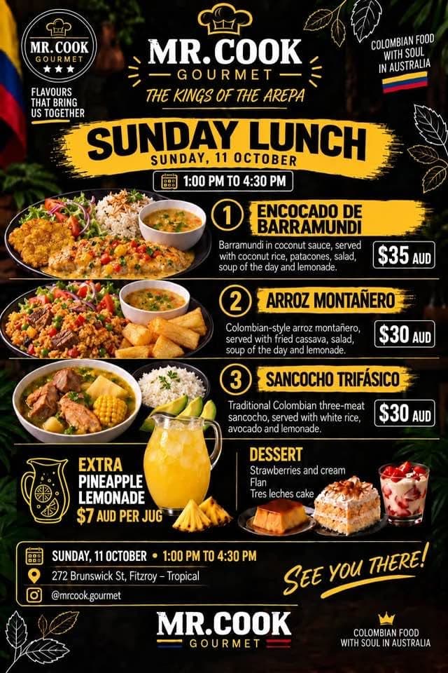 Photo of Colombian Flavors Sunday Lunch