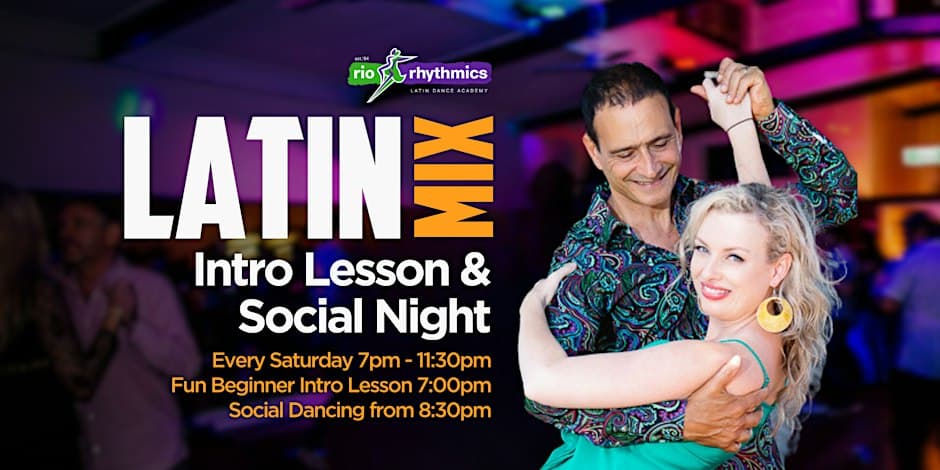 Photo of Latin Mix Social // Fun Intro Lesson & Social Dancing