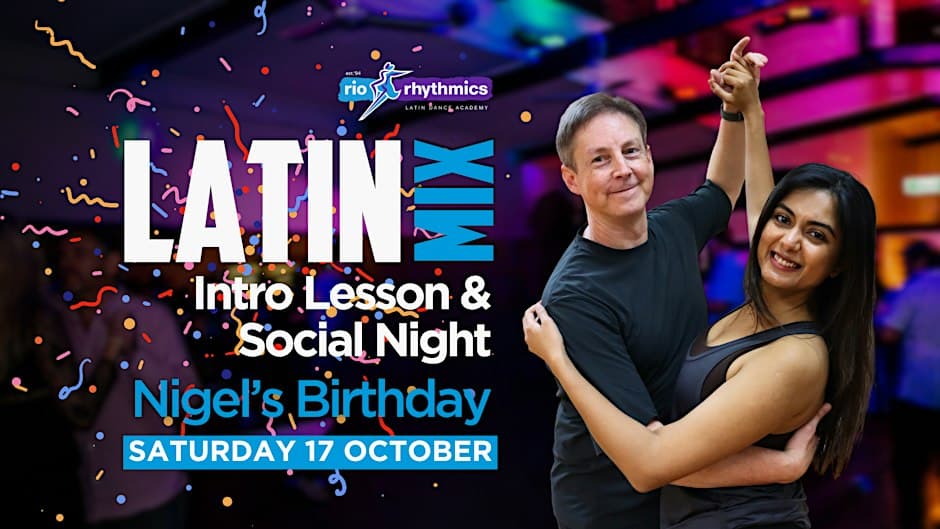 Foto de Latin Mix Social // Cumpleaños de Nigel // ¡Clase de introducción divertida y baile social!