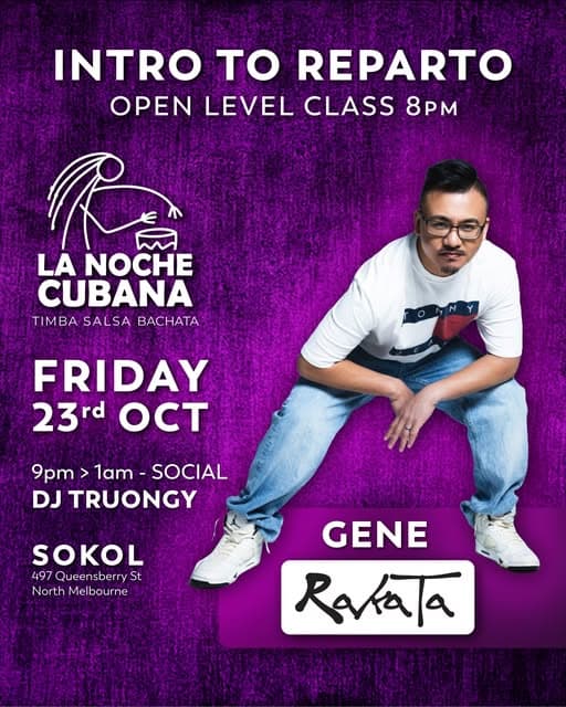 Photo of Cuban Night – Intro to Reparto with Gene (Rakata)