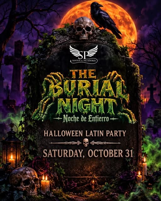 Photo of The Burial Night – Halloween Latin Party