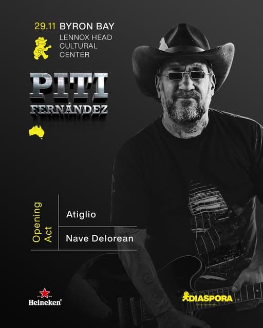 Photo of Piti Fernández live in Byron Bay