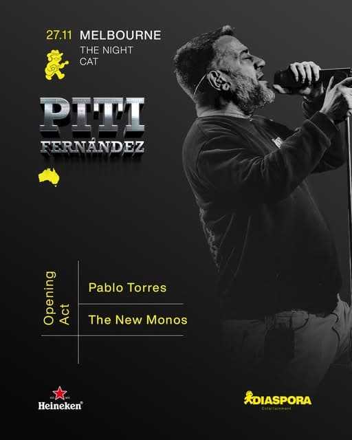 Photo of Piti Fernández live in Melbourne